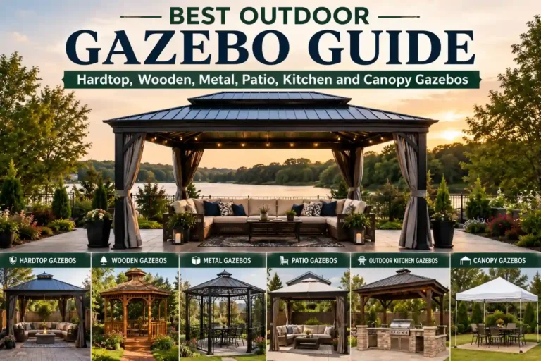 Best Outdoor Gazebo Guide: Hardtop, Wooden, Metal, Patio, Kitchen and Canopy Gazebos 