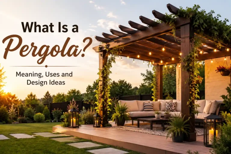What Is a Pergola? Meaning, Uses and Design Ideas