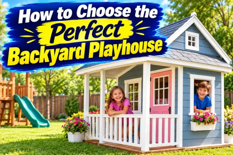 How to Choose the Perfect Backyard Playhouse