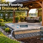 Gazebo Flooring and Drainage Guide: Choose a Floor That Stays Firm and Dries Well