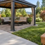 How to Anchor a Gazebo on Concrete, Pavers, Grass or a Deck